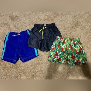 3 Pairs of Boys Swim Trunks